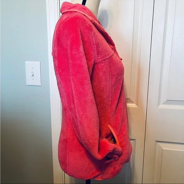 Free Country Womens Size Small‎ Pink Fleece Pullover Jacket Winter Long Sleeve - Image 11