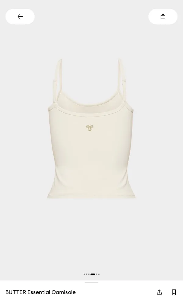 Aritzia BUTTER Essential Camisole in Pearl Matte - Image 3