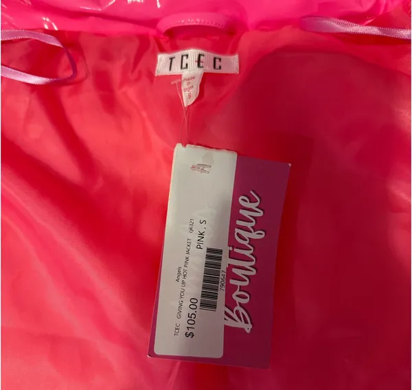 TCEC Jacket Puffer Hot Pink - Image 2