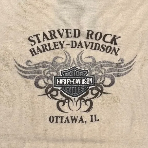 Vintage Harley Davidson Tank Top Graphic Biker Y2K 90s Grunge Americana Retro M - Image 5