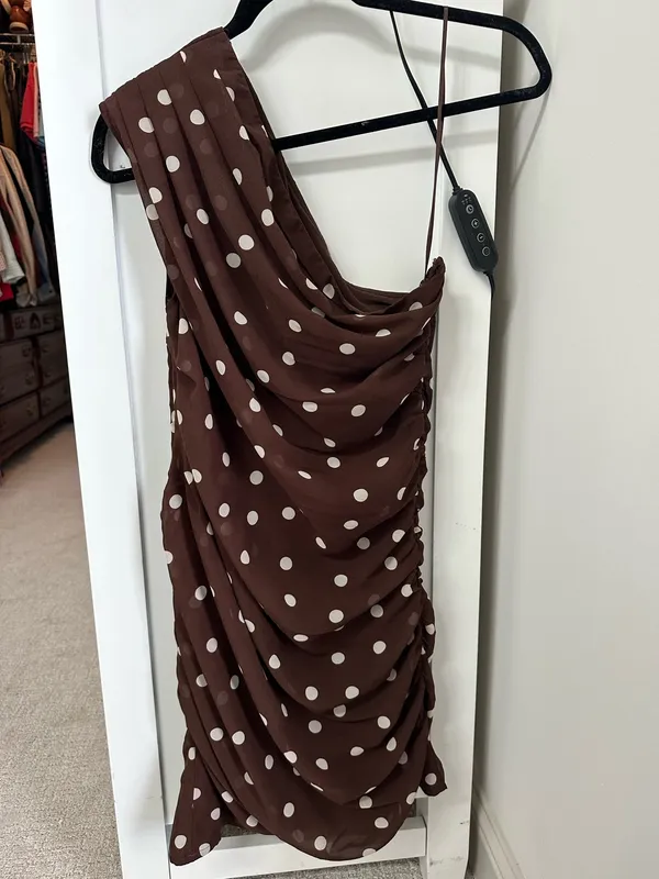 Abercrombie Brown Polka Dot Dress - Image 7