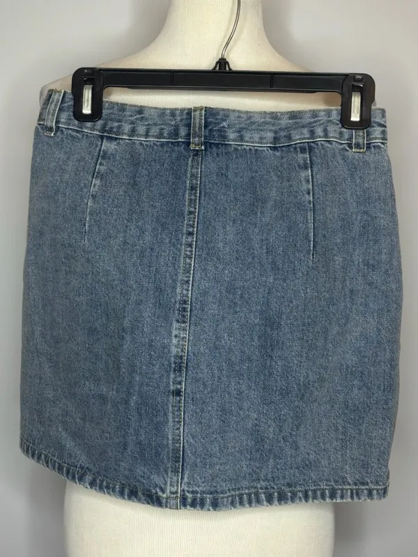 Cloud Ten - Blue Mini Skirt w/Rhinestone Tassels - Image 2
