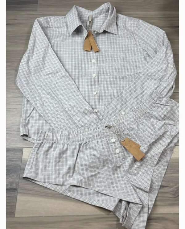 SKIMS Cotton Poplin Sleep Set 2X - Image 2