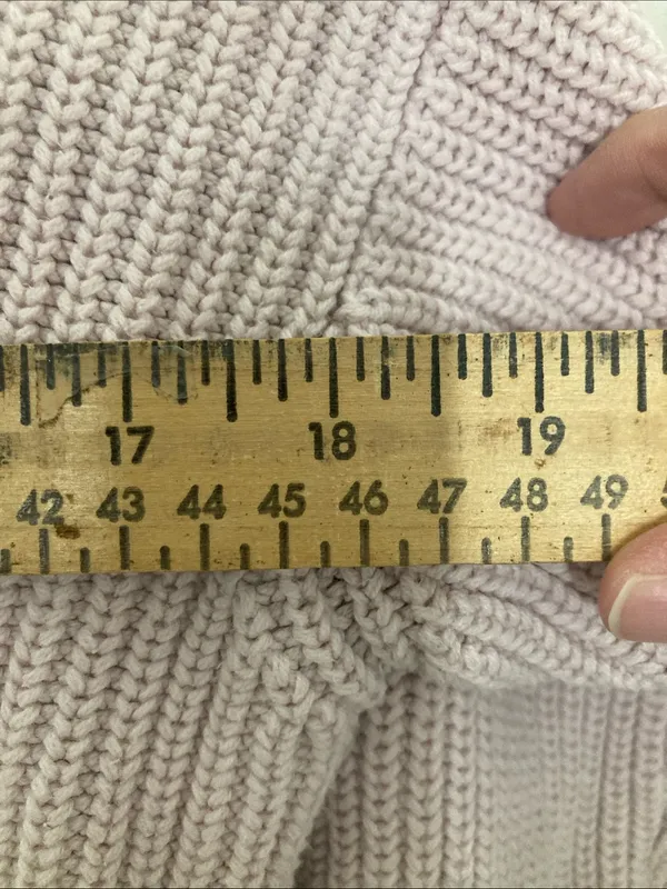 H&M Cropped Ribbed Button Cardigan in Pale Pink - Image 7