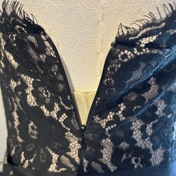 Party Dress NWT Lace Gothic Formal Women's SZ 14 Robert Rodriguez Nieman Marcus - Image 12