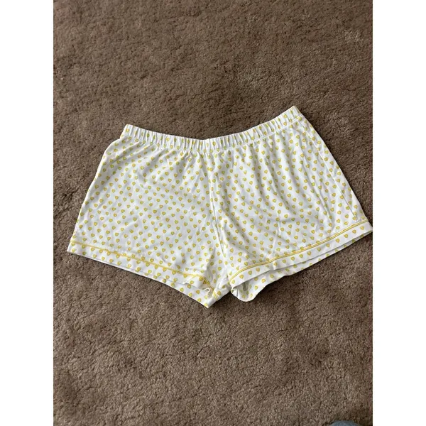 Roller Rabbit Sunshine Hearts Polo Cotton Pajamas Medium Preppy Summer Camp - Image 8