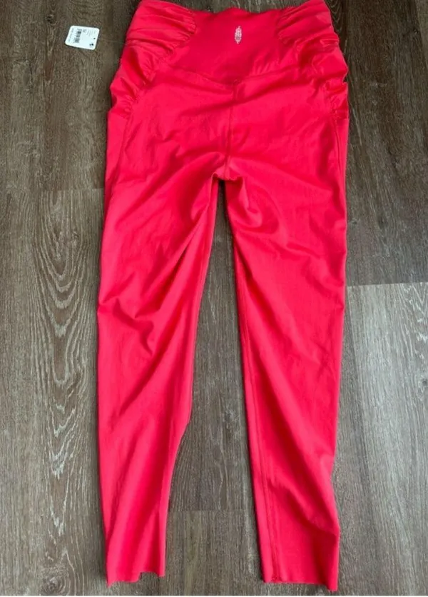 FP MOVEMENT by FREE PEOPLE Set the Pace Leggings in Cayenne Size M NWT - Image 8