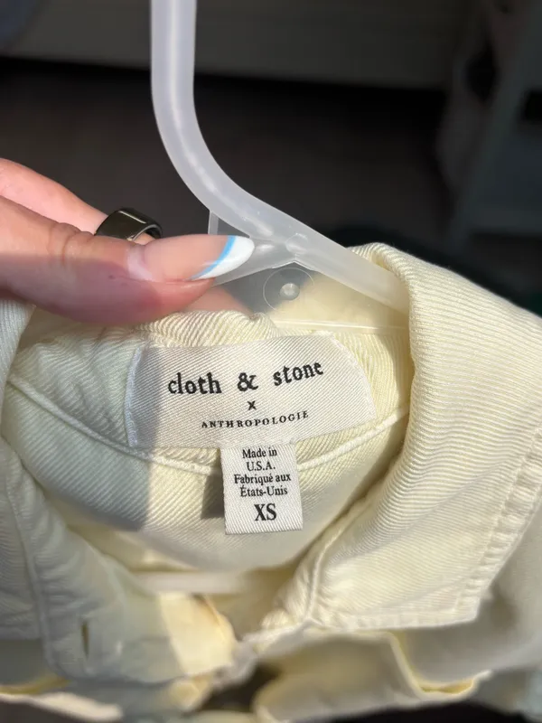 Cloth & Stone Yellow Romper - Image 4
