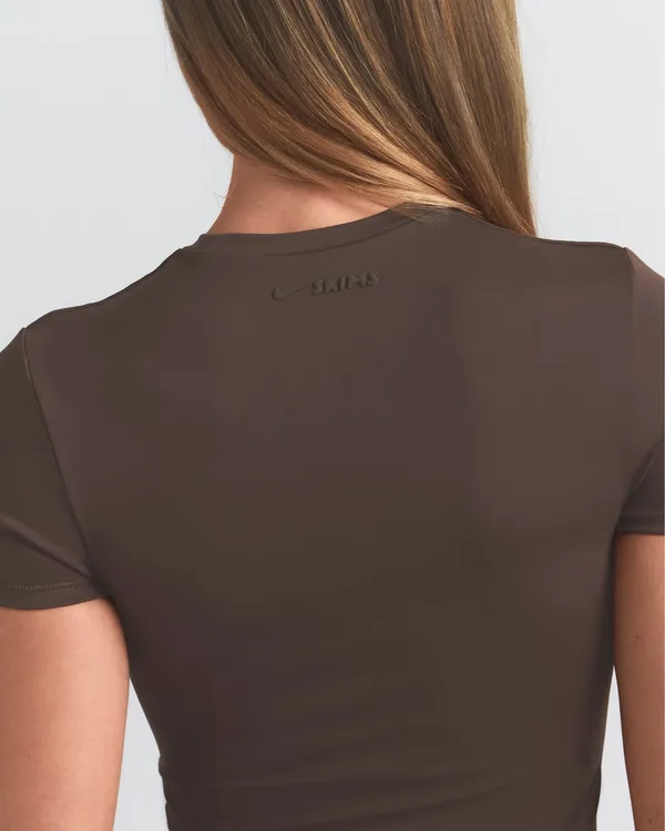 SKIMS Nike Matte Women's Padded Baby T-Shirt - Image 4