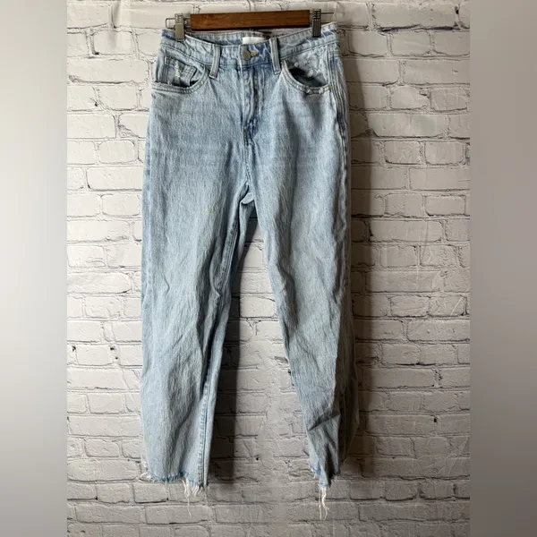 Vervet blue women’s jeans distressed straight 27 - Image 3