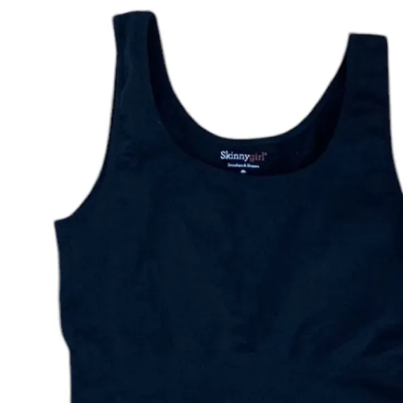 Skinnygirl Smoothers Shapers Black Minimalist Tank Top M - Image 5