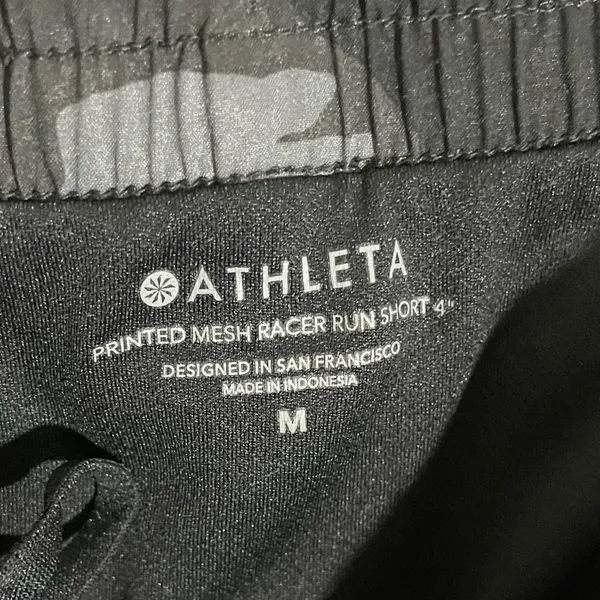Athleta Printed Mesh Racer Run Short 4” - Image 7