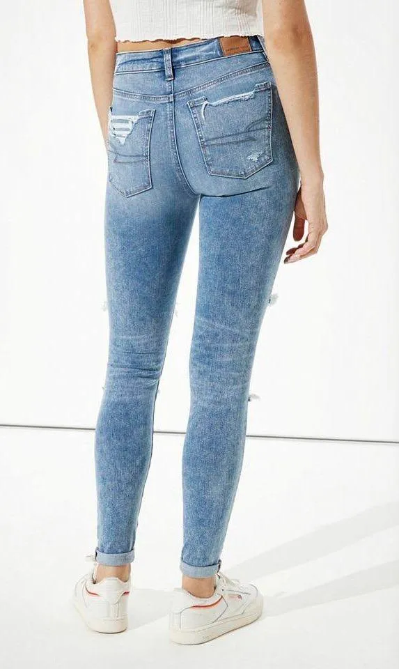 American Eagle Ripped Super High Waisted Jegging - Image 2