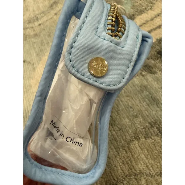 Stoney Clover Blue Trim Clear Travel Pouch NWT - Image 8