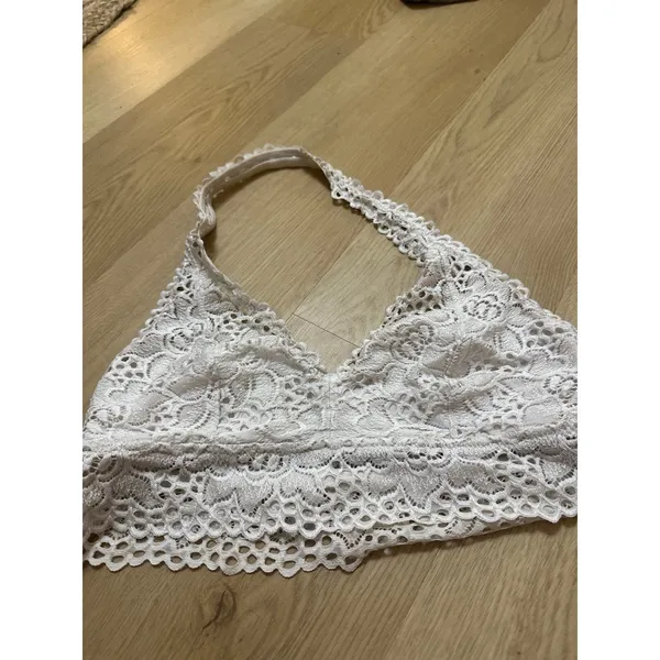 Aerie white halter bralette - Image 2
