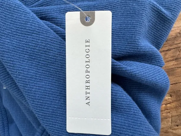 NWT Pilcro Short Sleeve Envelope Tee ~ Large Blue - Image 4