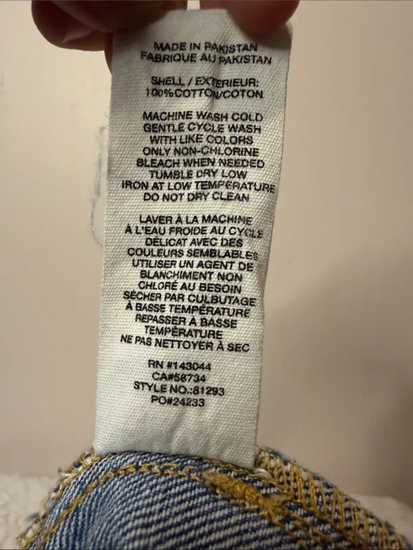 Avec Les Filles RIOU High Rise Wide Leg Cargo Jeans Tunnel Destructed Wash SZ 27 - Image 11