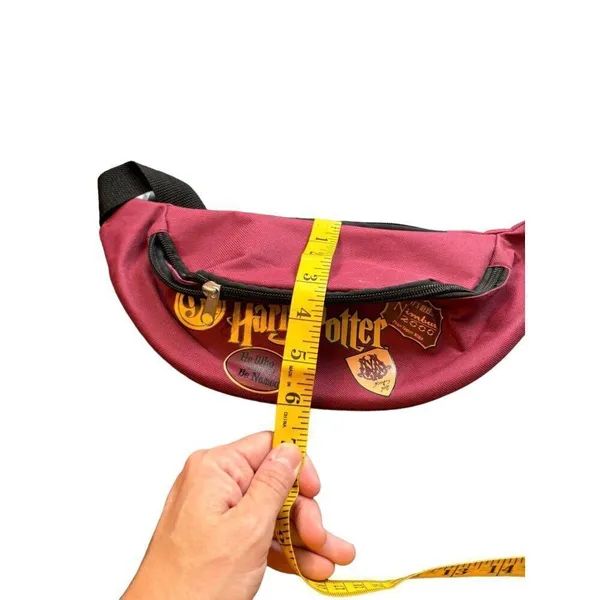 Harry Potter Burgundy Fanny Pack With Adjustable Strap & Zippered Compartment - Image 8