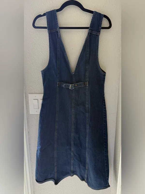Pilcro Denim Vest Midi Dress - Image 7