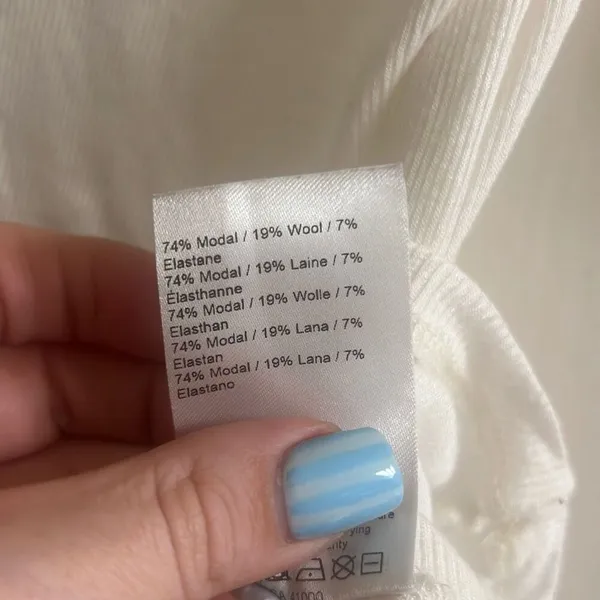 ✨Just Female Millie Is Rollneck Cream Turtleneck Sz Large Top✨ - Image 9