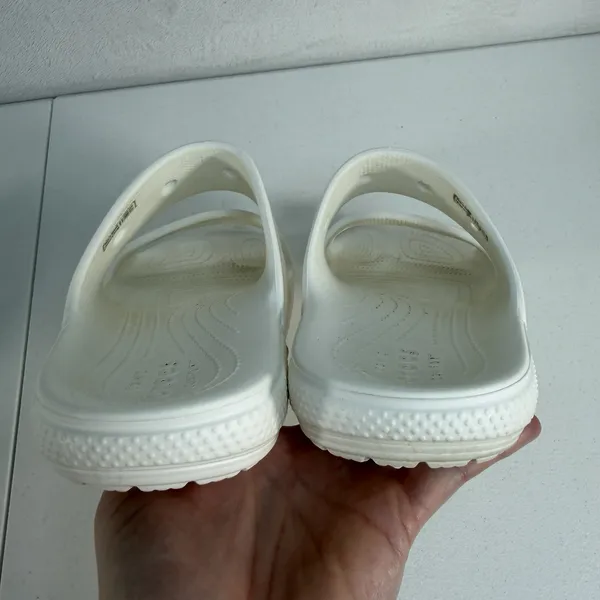 Crocs Mens 8 Womens‎ 10 Classic Sandal Two Strap Slide Unisex Comfort Sandal - Image 9