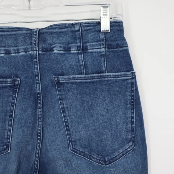 Lucky Brand Women's Flare Medium Wash Jean Size 10 Y2k Denim Classic Frayed Hem‎ - Image 12