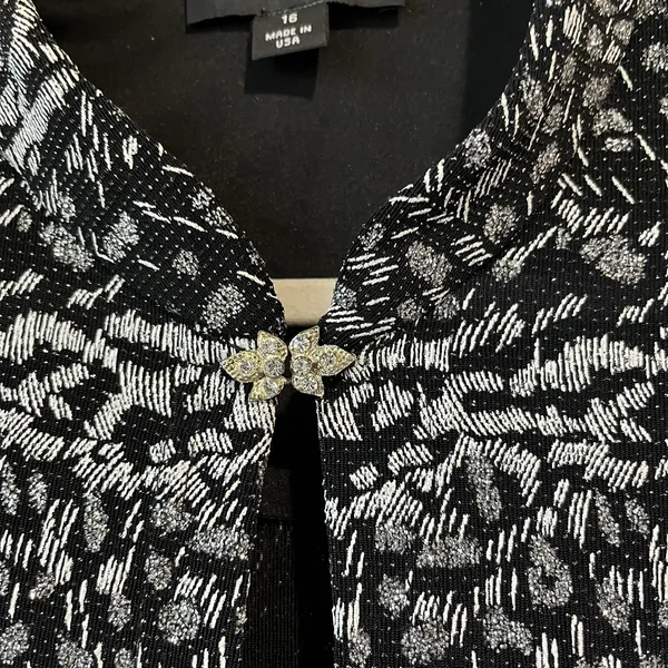 Women's Blouse Cardigan Top set Sparkly L Whimsical Whimsigoth Fairy Party New Y - Image 6
