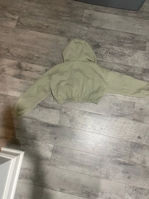 Green Marshall’s Crop top Hoodie - Image 2