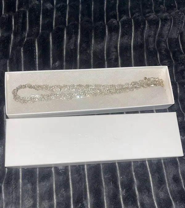 Dillard's Braided Silver Necklace - Image 2