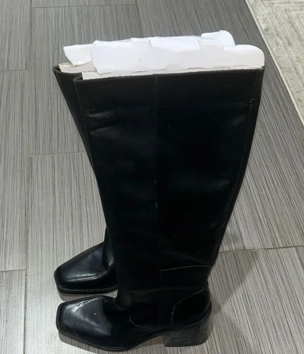 Vince Camuto Seshon Boot Black Tall Boots Size 6.5 - Image 3