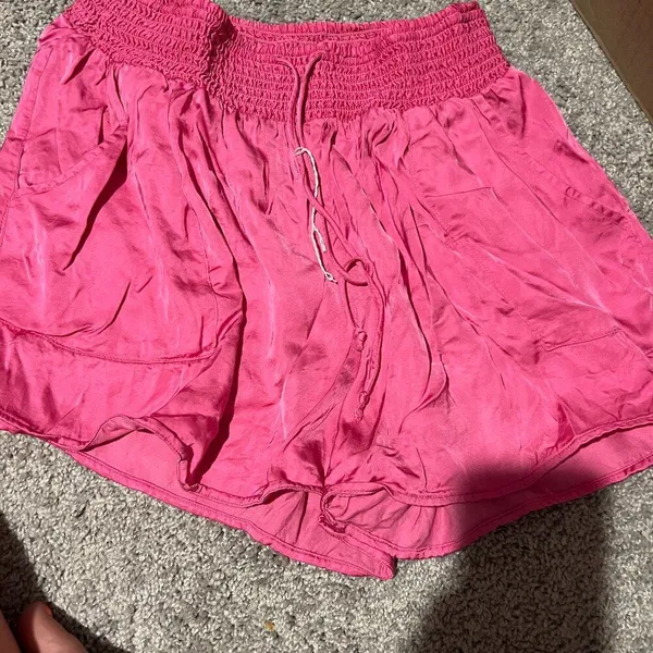 Aerie small‎ pull on pink shorts - Image 3