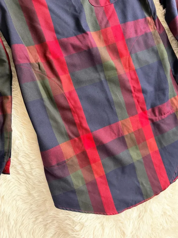 Cupshe Women's Long Sleeve Plaid Tunic Shift Dress with Front Pockets - Image 2