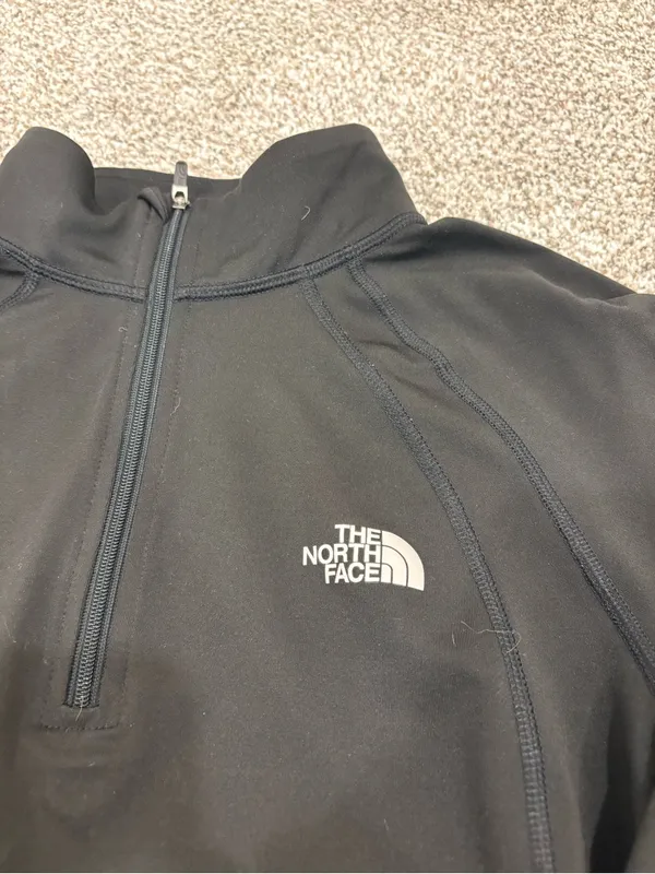 The North Face Women’s Flex Slim 1/4 Zip Black Pullover - Image 4