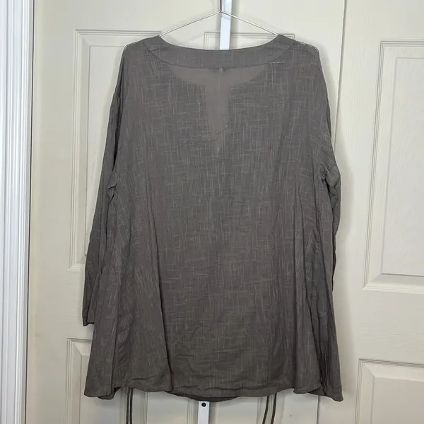 Free People Never Too Much Oversized Cotton Tunic Top XL - Image 5