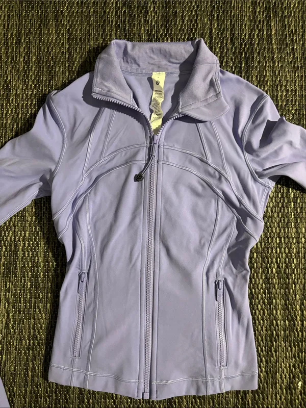Lululemon Define Cropped Jacket *Nulu Dark Lavender Lightweight Soft Sculpting - Image 3