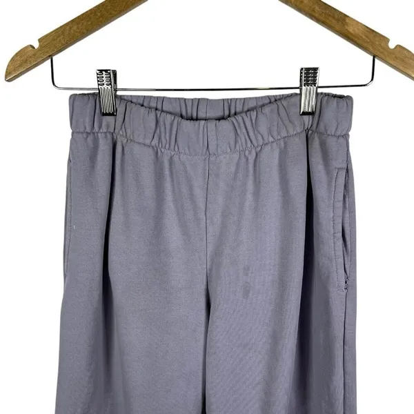 Brandy Melville California Sweatpants Womens One Size Purple Joggers *flawed*‎ - Image 2