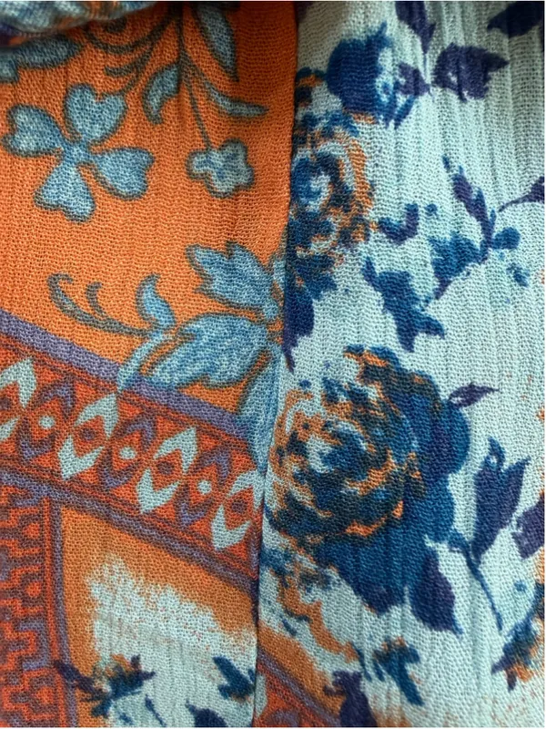 Easel Floral Print Wide Leg Palazzo Pants Size S - Image 4