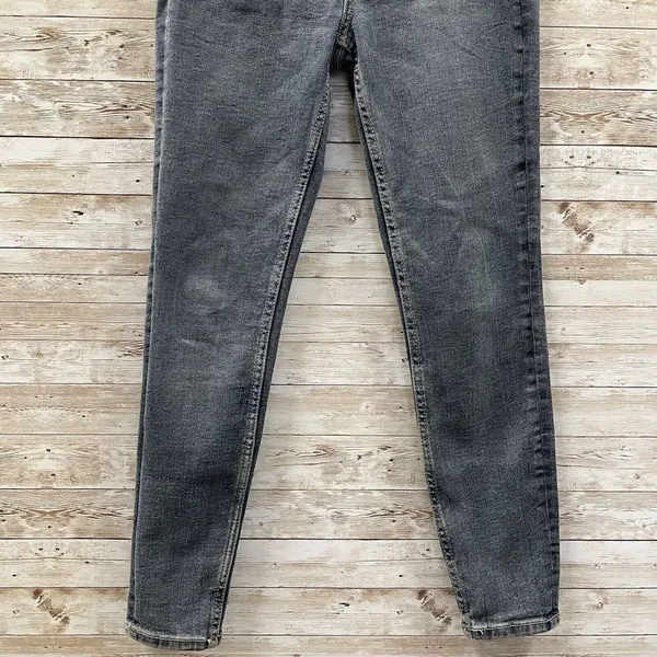 Zara Womens Size 4 Jeans Denim Blue Skinny Ankle Slim 5‎ Pocket Pants Zippered - Image 3