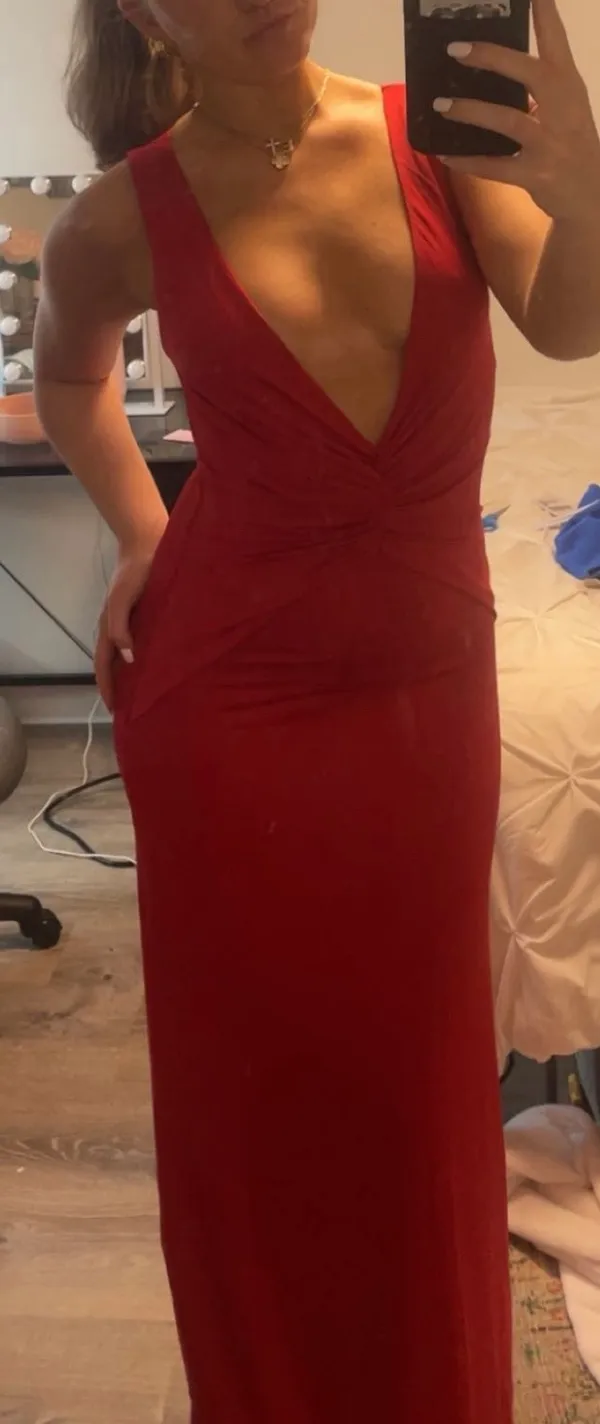 Princess Polly Plunge Maxi Dress - Image 4