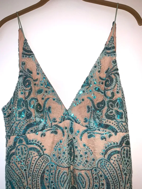 Free People Night Shimmers Mini Dress - Image 5