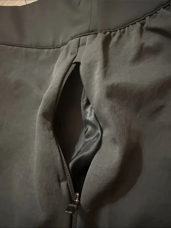 Nike Women's High-Rise Athletic Shorts in Charcoal Gray - Image 4