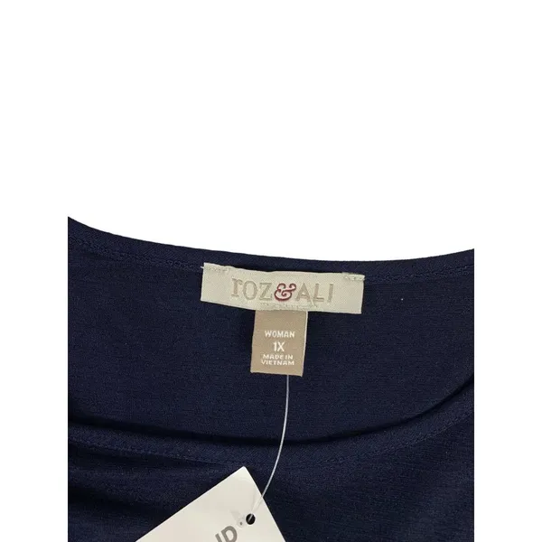 Roz & Ali Women's Navy Blue Blouse - Image 3