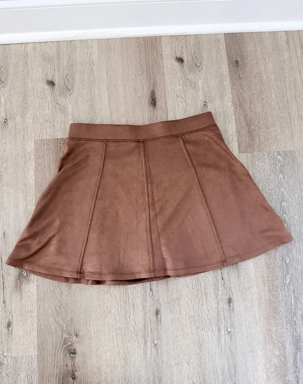 Halara faux suede skirt - Image 8