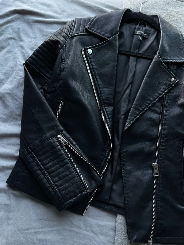 Topshop Leather Jacket (4) - Image 2