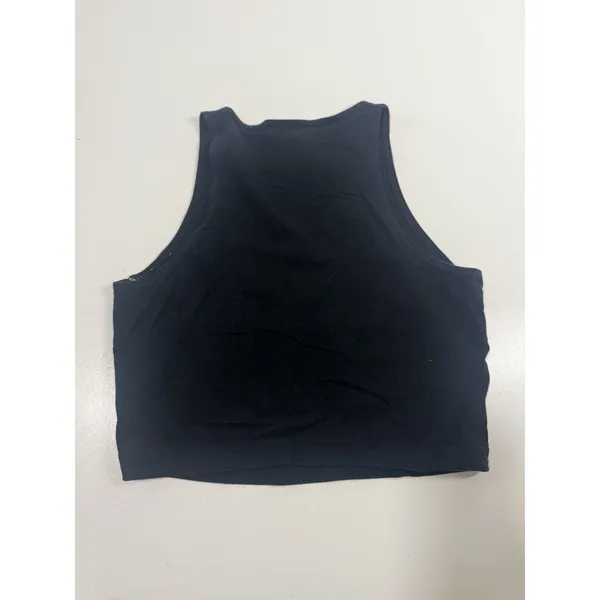 Nike Sportwear Heritage Tank Women's Crop Vest Top Size M Black - Image 4