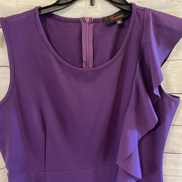 Viwenni Purple Dress NWT Size XL - Image 3