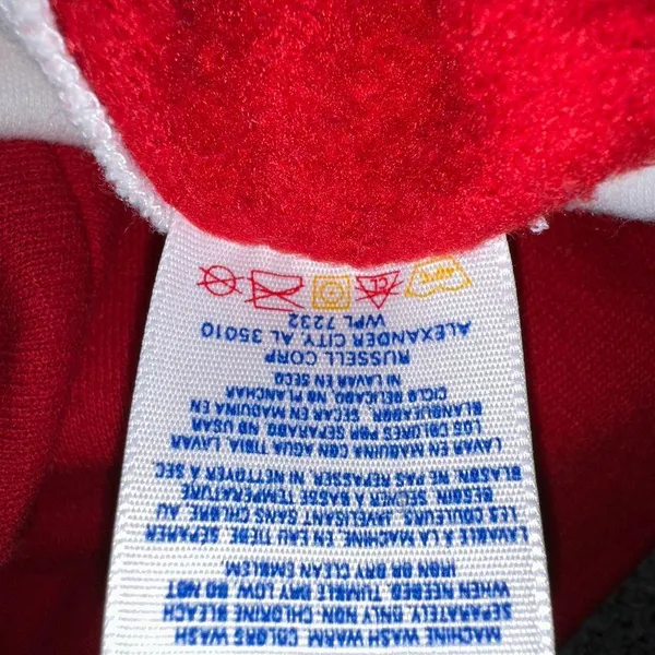 Vtg 80s Jerzees ugly Christmas sweatshirt single stitch/faux turtleneck Sz Large - Image 6
