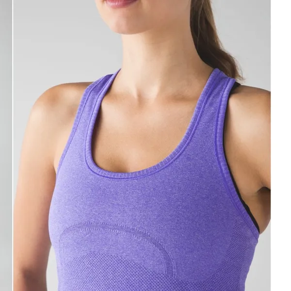 Lululemon Purple Swiftly Tank size 6 - Image 4