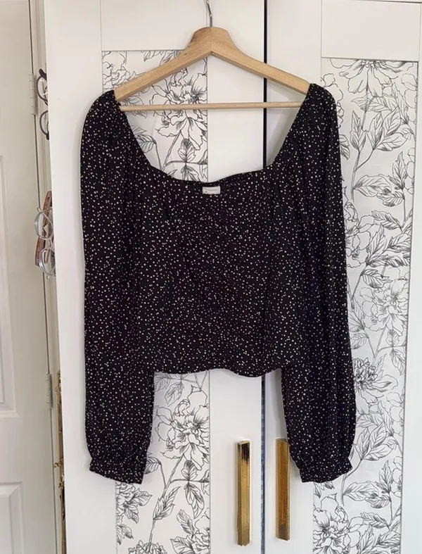 A new day polka dot smocked blouse - Image 2