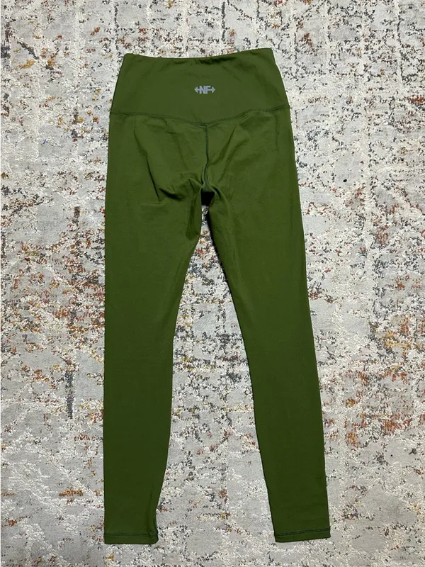 Nasty Fit high rise Gym Workout leggings size XS green - Image 4